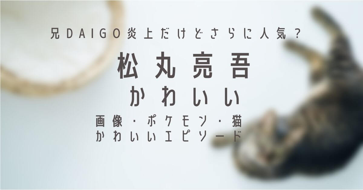 松丸亮吾がかわいい ポケモンとネコ好き エピソード Snsの声まとめ Piacelamusica 松丸亮吾がかわいい ポケモンとネコ好き エピソード Snsの声まとめ Piacelamusica