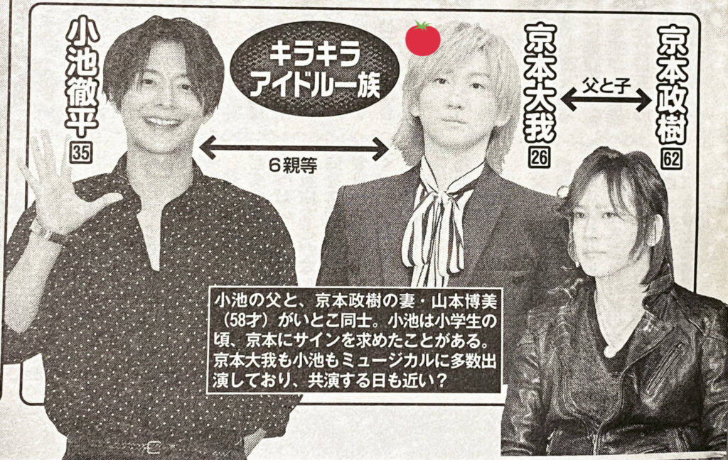 京本大我と小池徹平がはとこ 父母も有名だけど親戚もすごい Piacelamusica 京本大我と小池徹平がはとこ 父母も有名だけど親戚もすごい Piacelamusica