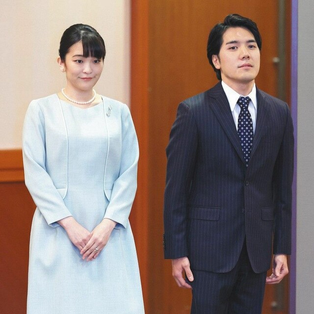 結婚した眞子さまと小室圭